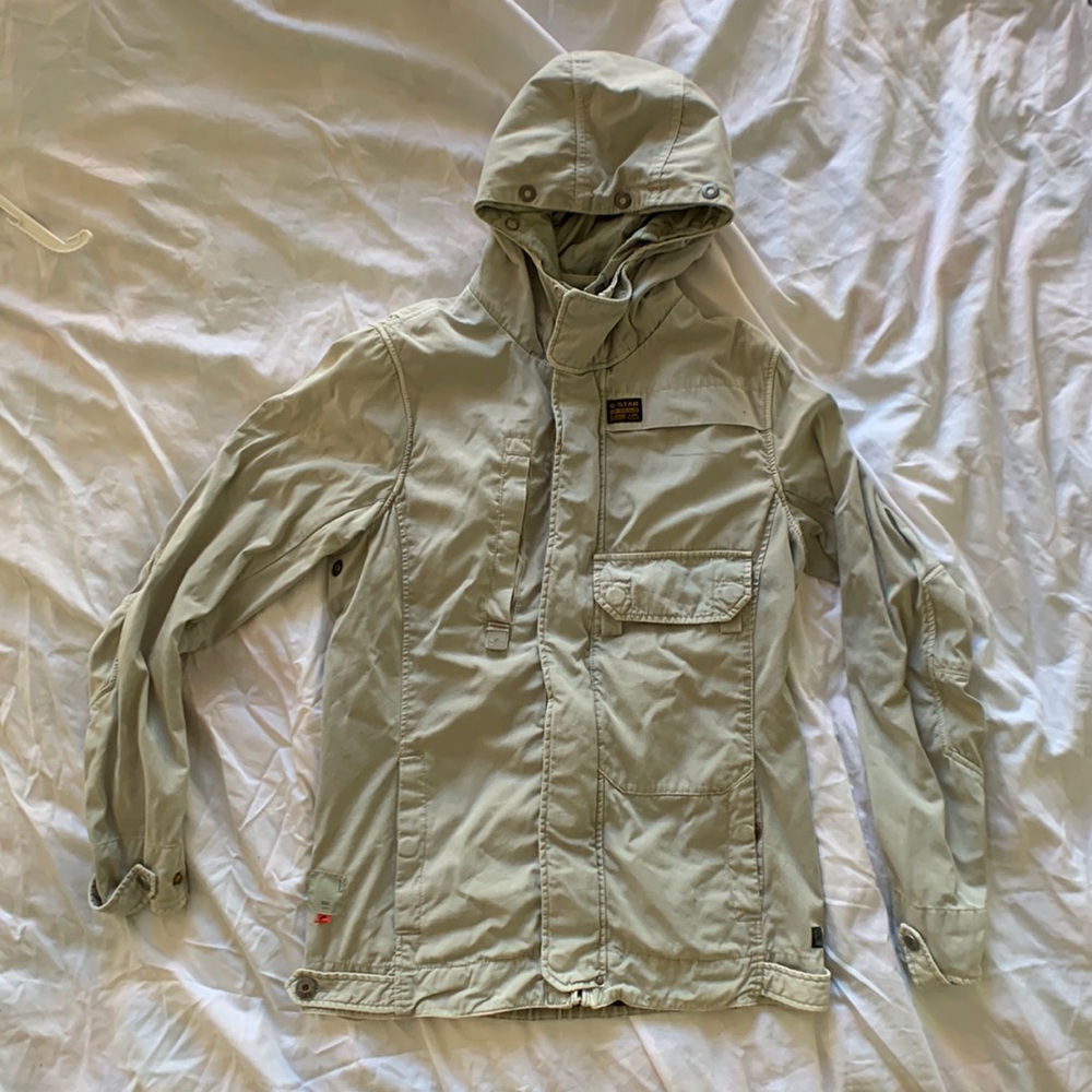 G-star raw light grey jacket